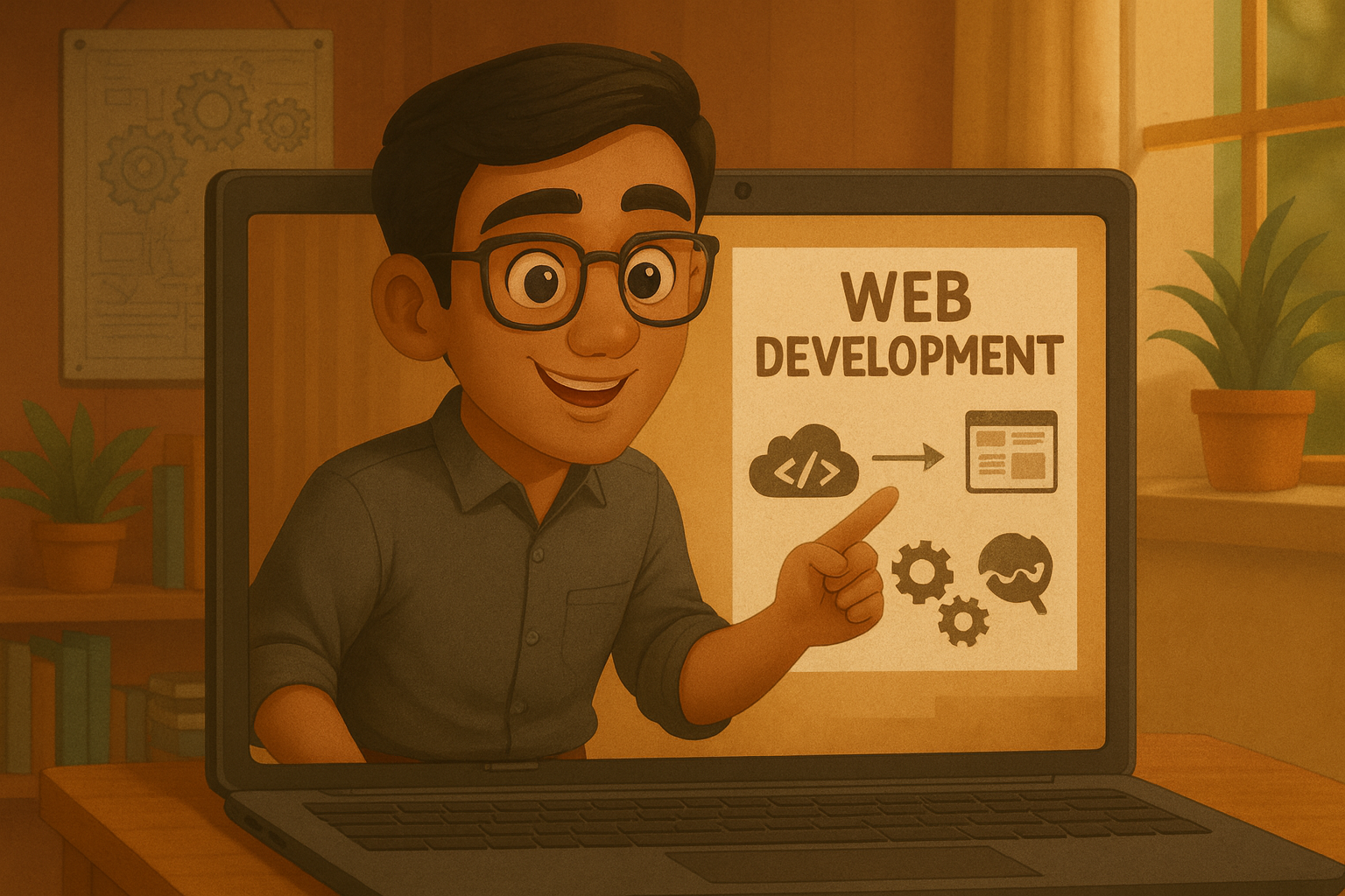 Neel Patel teaching web development